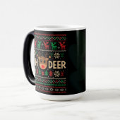 あざかわシカのクリスマスセーター マグカップ (正面左)