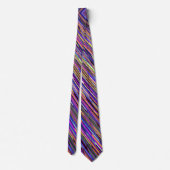 あざ数々のけ色のストライプネックタイ ネクタイ (裏面)