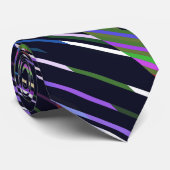 あざ数々のけ色のストライプ人 ネクタイ (ロール)