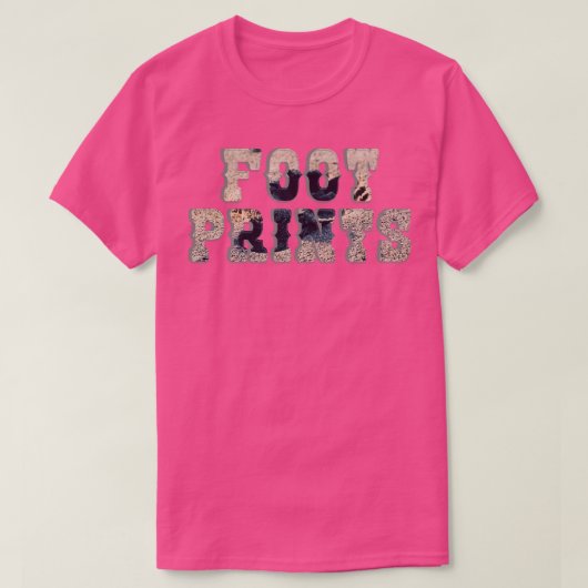 あしあと Tシャツ (デザイン正面)
