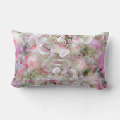 あじさいとバラ-ヴィンテージブーケ油 ランバークッション (裏面)