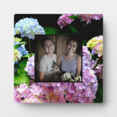 あじさいの庭ピンク紫ブルーグリーンフローラ フォトプラーク (正面)