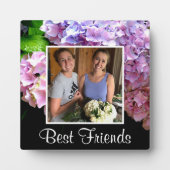 あじさいの庭ピンク紫ブルーグリーンフローラ フォトプラーク (正面)