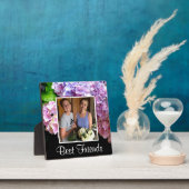 あじさいの庭ピンク紫ブルーグリーンフローラ フォトプラーク (インサイチュ)