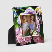 あじさいの庭ピンク紫ブルーグリーンフローラ フォトプラーク (正面)