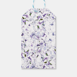 あじさいの水色の花束。 ギフトタグ