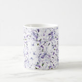 あじさいの水色の花束。 コーヒーマグカップ (中央)