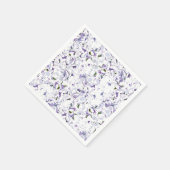 あじさいの水色の花束。 スタンダードカクテルナプキン (角)