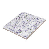 あじさいの水色の花束。 タイル (側面)