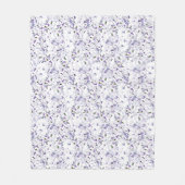 あじさいの水色の花束。 フリースブランケット (正面)