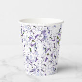 あじさいの水色の花束。 紙コップ (右)