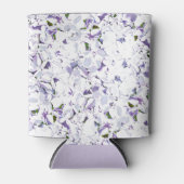 あじさいの水色の花束。 缶クーラー (正面)