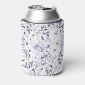 あじさいの水色の花束。 缶クーラー (缶裏面)