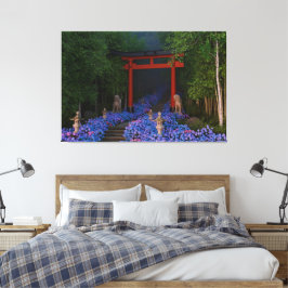 あじさいの階段 キャンバスプリント