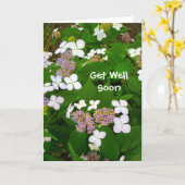 あじさいアスペラ – すぐに元気になる カード (黄色い花)