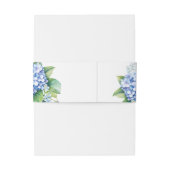 あじさいアダスティブルーフローラ結婚ズ 招待状ベリーバンド (裏面例)