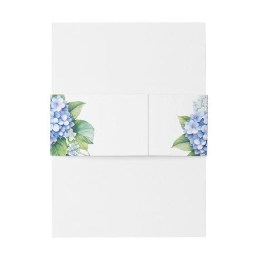 あじさいアダスティブルーフローラ結婚ズ 招待状ベリーバンド (裏面例)