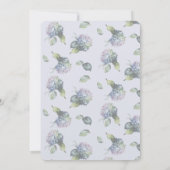 あじさいアートパステルズブライダルシャワー招待 招待状 (裏面)