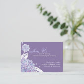 あじさいウェディングレセプション エンクロージャーカード (スタンド正面)