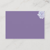 あじさいウェディングレセプション エンクロージャーカード (裏面)