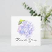 あじさいウォーターカラーヴィネットサンキューカード サンキューカード (スタンド正面)