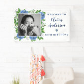 あじさいエレガントさんカスタム写真50th Birthday Party 横断幕 (インサイチュ)