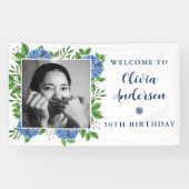 あじさいエレガントさんカスタム写真50th Birthday Party 横断幕 (横)