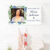 あじさいエレガントさんカスタム写真60th Birthday Party 横断幕 (インサイチュ)