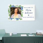 あじさいエレガントさんカスタム写真60th Birthday Party 横断幕 (トレードショー)