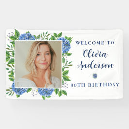 あじさいエレガントさんカスタム写真80th Birthday Party 横断幕