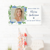 あじさいエレガントさんカスタム写真90th Birthday Party 横断幕 (インサイチュ)