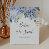 あじさいエレガントベビーは甘い赤ちゃんシャワー 台座サイン