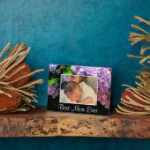 あじさいガーデンピンクブルーパープルフローラ最高のマム フォトプラーク (側面)