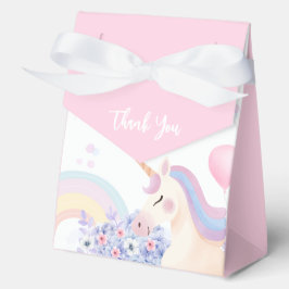 あじさいガーデンレインボーユニコーンベビーシャワー フェイバーボックス