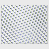 あじさいギフトラップラッピング紙 ラッピングペーパー (フラット)