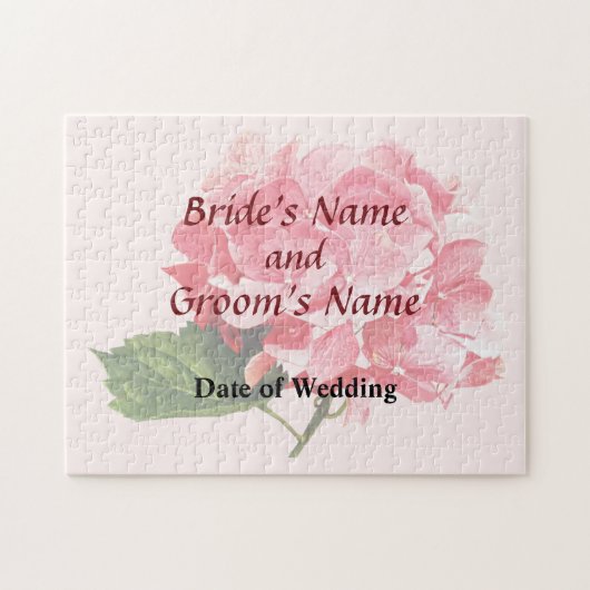 あじさいクラスター結婚の製品1つ ジグソーパズル (横)