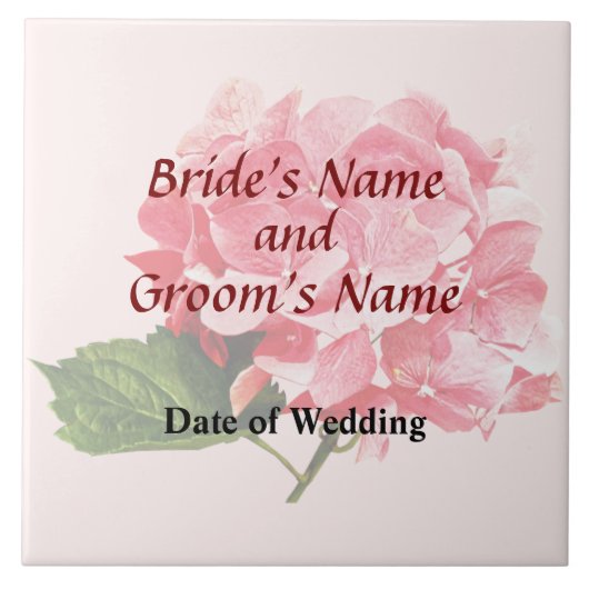 あじさいクラスター結婚の製品1つ タイル (正面)