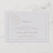 あじさいダブルフレームフォーマル披露宴結婚ズ エンクロージャーカード (正面)