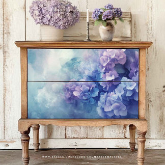 あじさいティッシュペーパーデクページ 薄葉紙