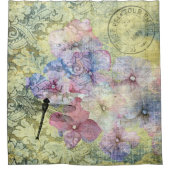 あじさいドラゴンフライ シャワーカーテン (正面)