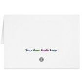 あじさいハートカスタマイズ可能文字 (裏面横)