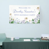 あじさいバラ40thバースデーウェルカム 横断幕 (トレードショー)