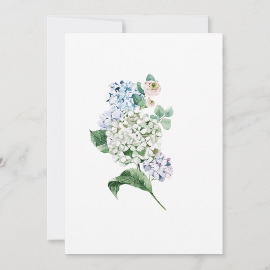 あじさいバラ90thバースデーパーティー 招待状 (裏面)