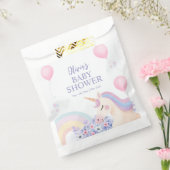 あじさいバルーンレインボインユニコーンベイビーシャワー フェイバーバッグ (封をした状態)