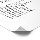 あじさいヒトデ座席表（青） ポスター (角)