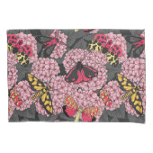 あじさいピンク 枕カバー (正面左)