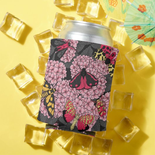 あじさいピンク 缶クーラー (インサイチュ 夏)