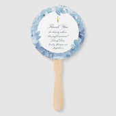 あじさいフレーム10セット洗礼 ハンドファン (裏面)