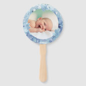 あじさいフレーム10セット洗礼 ハンドファン (正面)