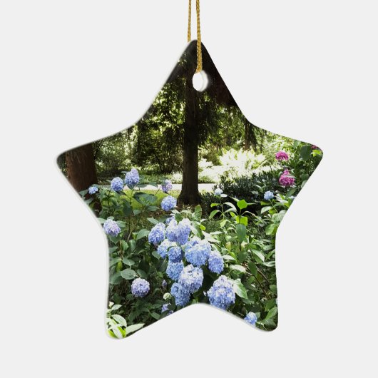 あじさいフローラツリー自然写真 セラミックオーナメント (右)